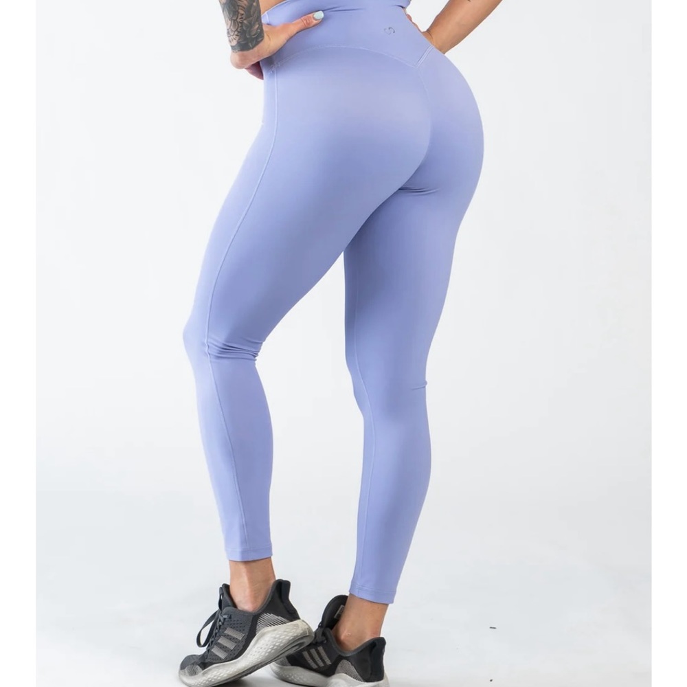 Curves N Combatboots - Soft & Beautiful Periwinkle Empowered Leggings - Medium! - Picture 2 of 6